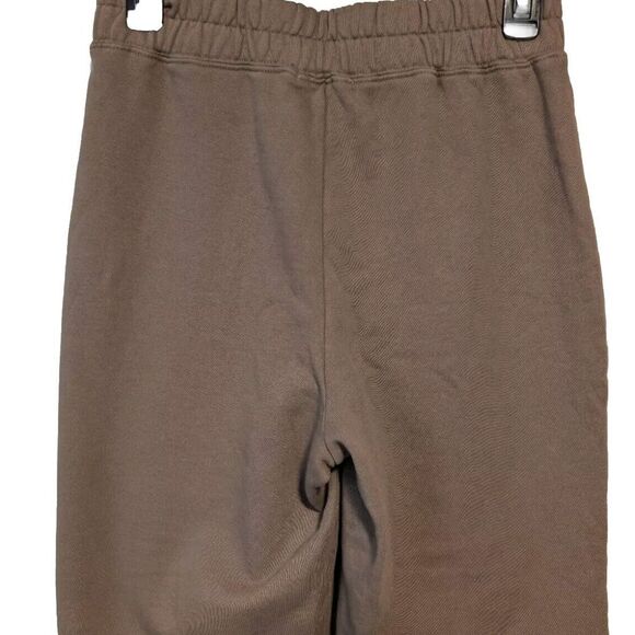 Good American Split Flare Sweats Size 2  Putty/Light Brown New W/ Tags $95 MSRP - Picture 9 of 12